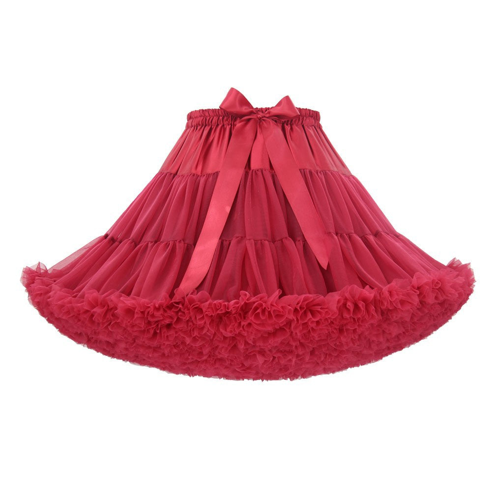 Adult Cloud Brace New Style Breathable Veil Skirt Super Veil Mesh Lolita Soft Girl Tutu Skirt Boneless Pirate Skirt