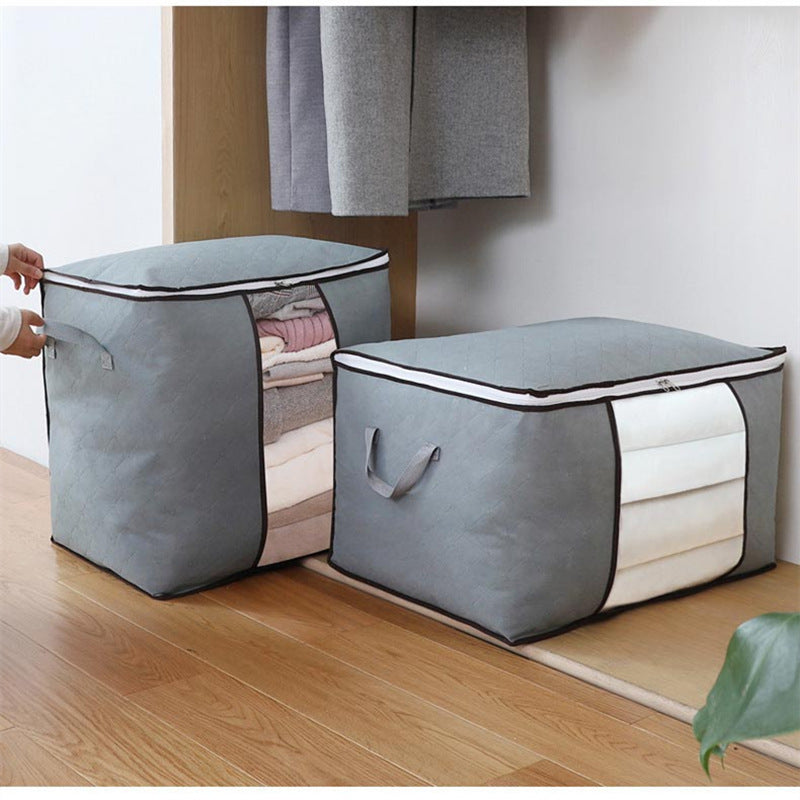 ✅ Thickened Large-Capacity Non-Woven Quilt Storage Bag Organizer Bag Clothes Moving Packing Bag Storage Bag Luggage Bag