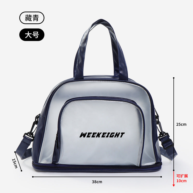 New Dry and Wet Separate Gym Bag Swimming Bag Large Capacity Waterproof Toiletry Bag Travel Portable Shoulder Beach Bag