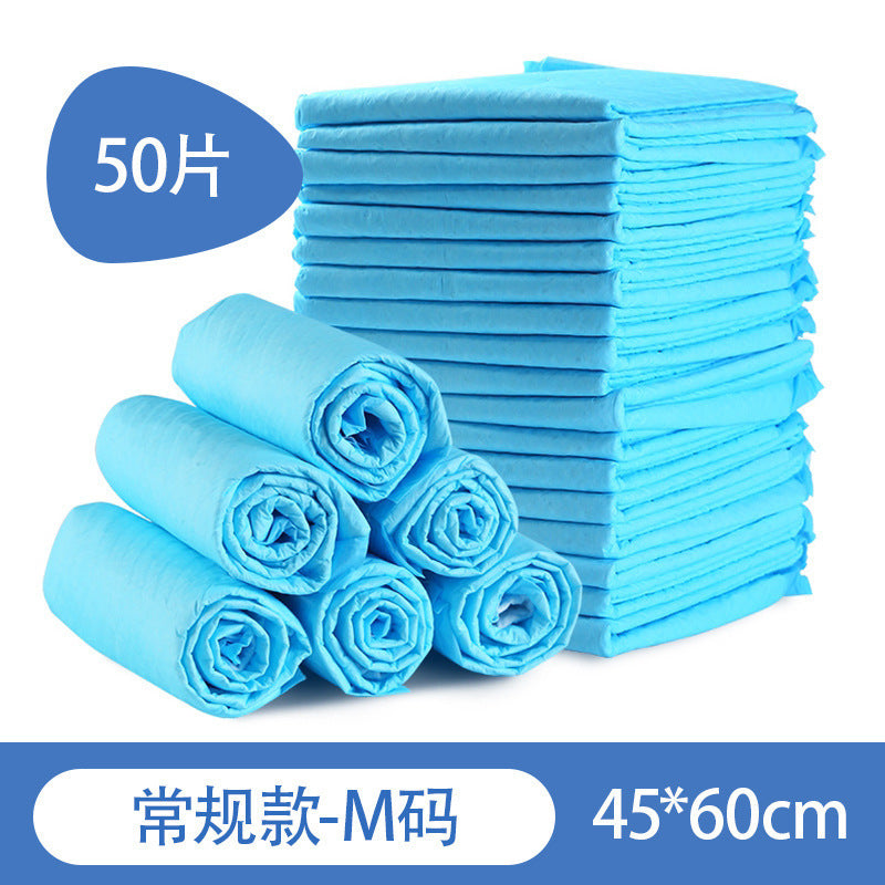 Dog Pee Pads with Bamboo Charcoal Deodorization, Disposable Thickened Pee Pads for Teddy Dogs, Absorbent Pads for Rabbits and Cats, Cross-Border Pee Pads