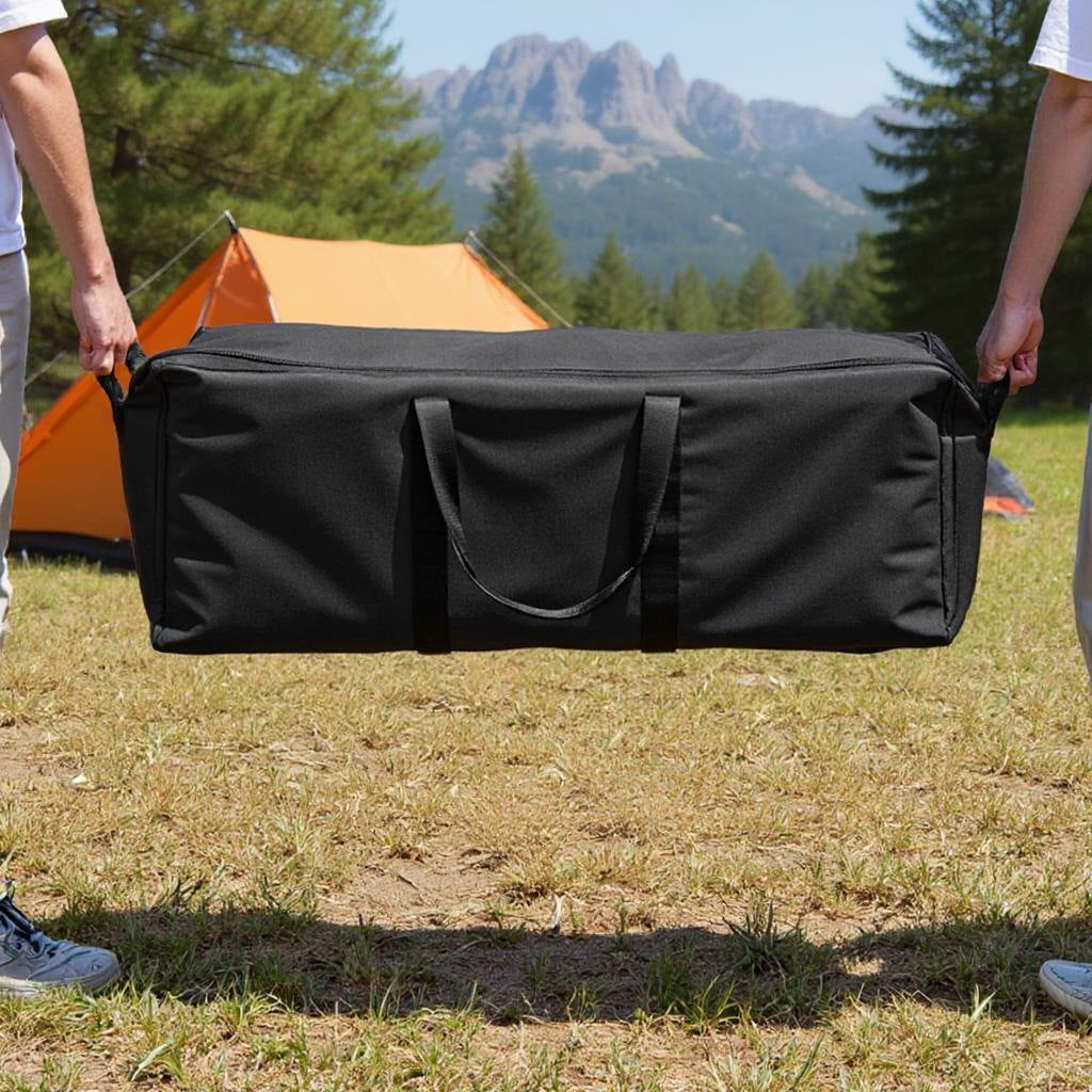 Large-Capacity Outdoor Equipment Storage Bag Camping Picnic Supplies Table and Chairs Barbecue Grill Canopy Waterproof Backpack Storage Box
