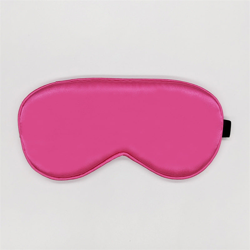 Cross-Border Eye Masks in Stock, Double-Sided Imitation Silk Sleep Wholesale, Blackout for Nap, Travel, Aviation, Full Blackout Eye Protection