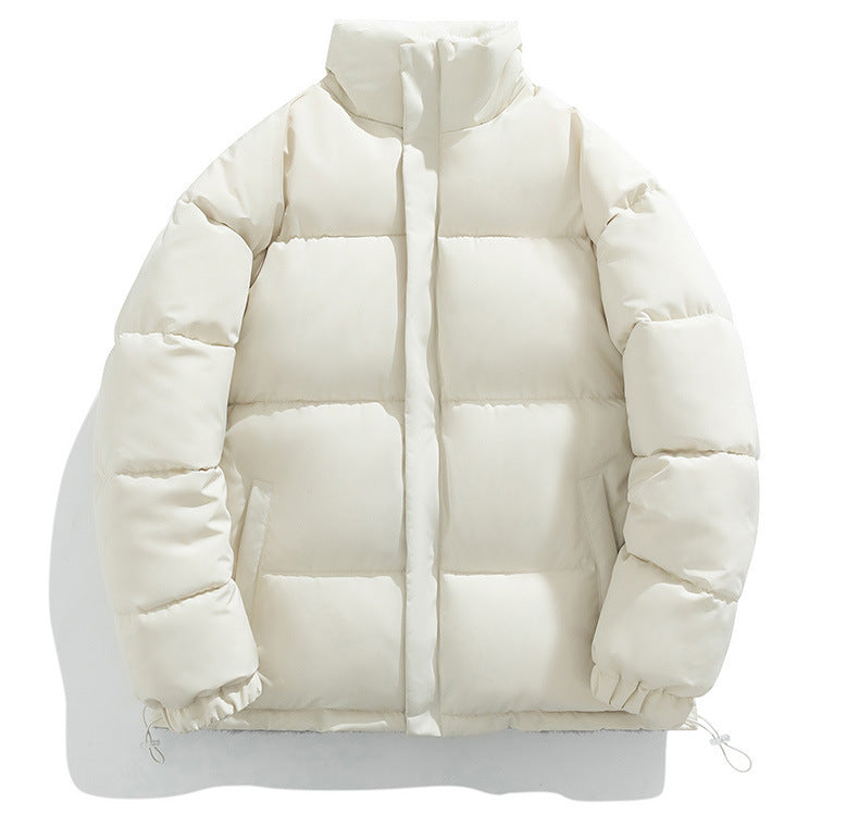 Men's Winter New Cotton Coat with Lamb Fleece, Thickened Couple's Stand Collar Casual Trendy Cotton Jacket Manufacturer