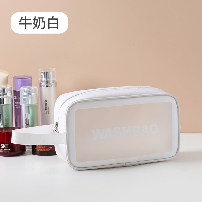 Cosmetic Bag in Ins Style, Large Capacity Women's Makeup Bag, Waterproof Toiletry Bag, Portable Travel Storage Bag, Popular Ins Style