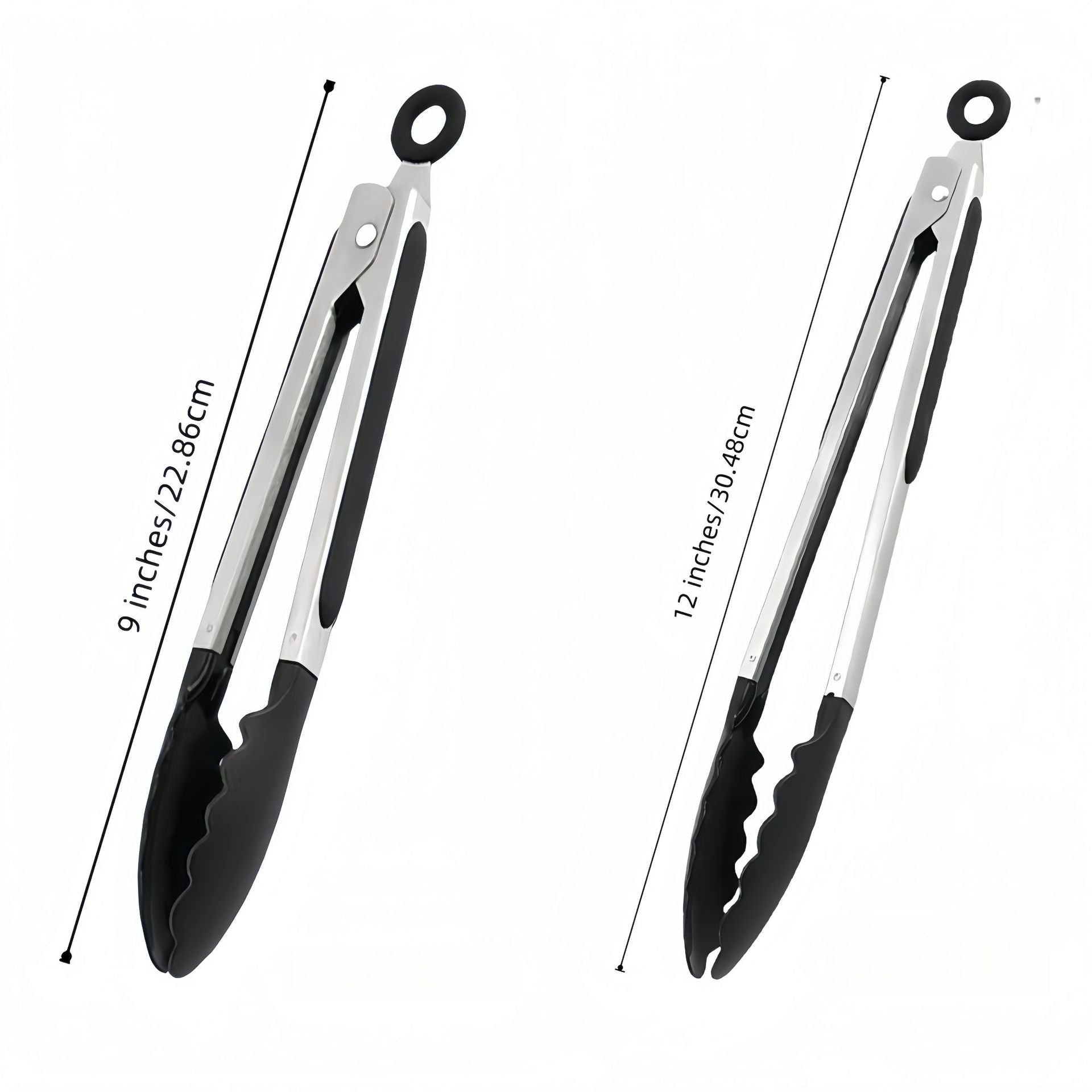 Cross-Border Silicone Clips, High Temperature Resistant Kitchen Anti-Scalding Barbecue Barbecue Clips, Food Clips, Household Stainless Steel Steak Clips
