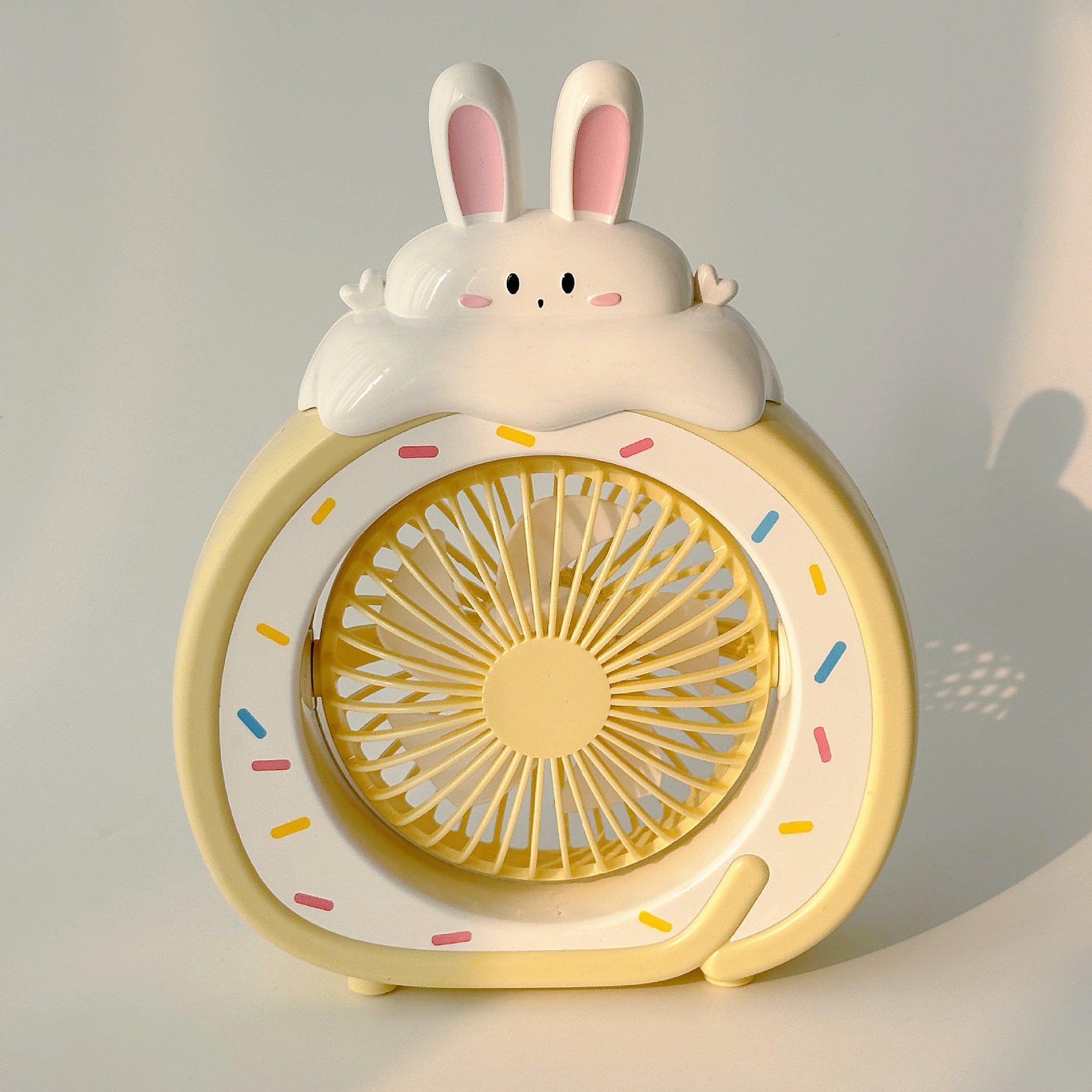 Food Toy Series Cartoon Electric Fan Summer Small Dormitory Fan USB Mini Fan Portable Handheld Fan