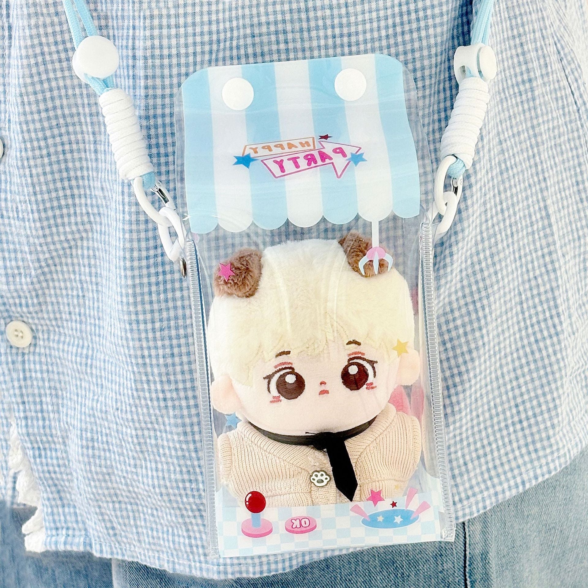 Original Cute Milk Carton Baby Bag, Blind Box Vinyl Storage Bag, Decorative Bag for Outing Baby, Portable Bag
