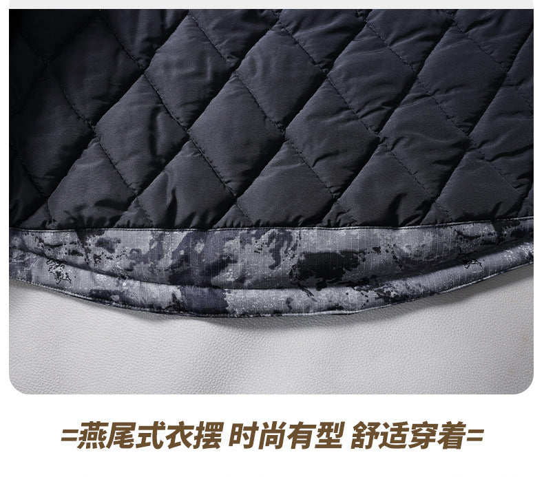 Autumn and Winter Tactical Camouflage Cotton Jacket Men's Cotton Jacket Jacket Cotton Jacket Hooded Jacket Thickeneded Work Clothes Outdoor