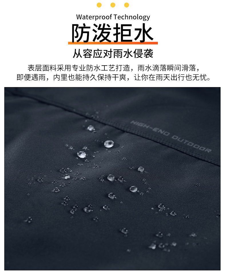 Factory Direct Supply Rechargeable Heated Cotton Jacket for Men, Fleece-Lined Thickened Hooded Coat, Middle-Aged and Elderly Warm Parka