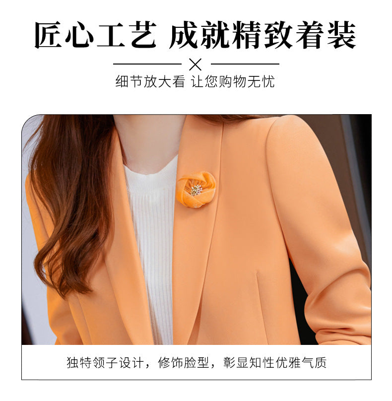 Cross-border spring business attire professional suit women's hotel front desk work clothes women's formal attire beautician work clothes