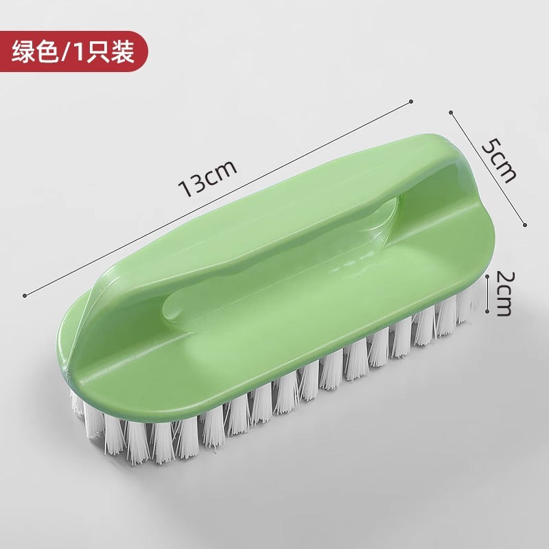 Plastic Brush with Hard Bristles, Thickened and Reinforced Handle, Multifunctional Laundry and Shoe Cleaning Brush, Non-Slip Cleaning Brush for Sneakers and White Shoes