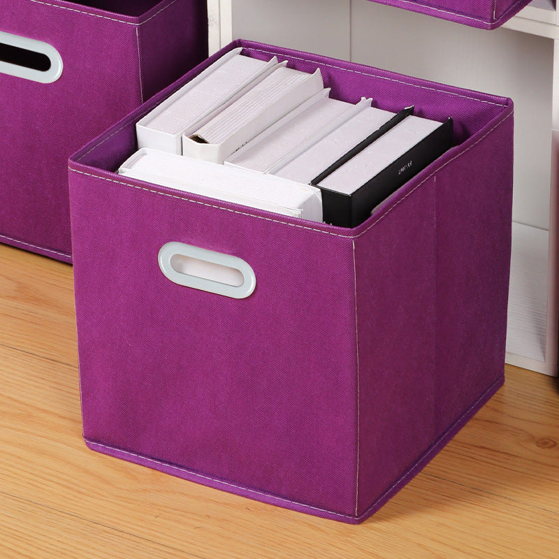 Amazon Lidless Storage Box Fabric Storage Box Foldable Large Drawer Storage Box Toy Storage Box