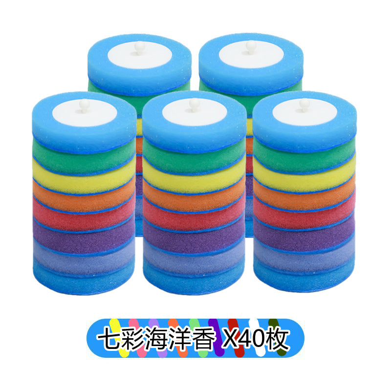 Cream style disposable toilet brush suit disposable disposable replacement brush head toilet cleaning brush decontamination household toilet brush