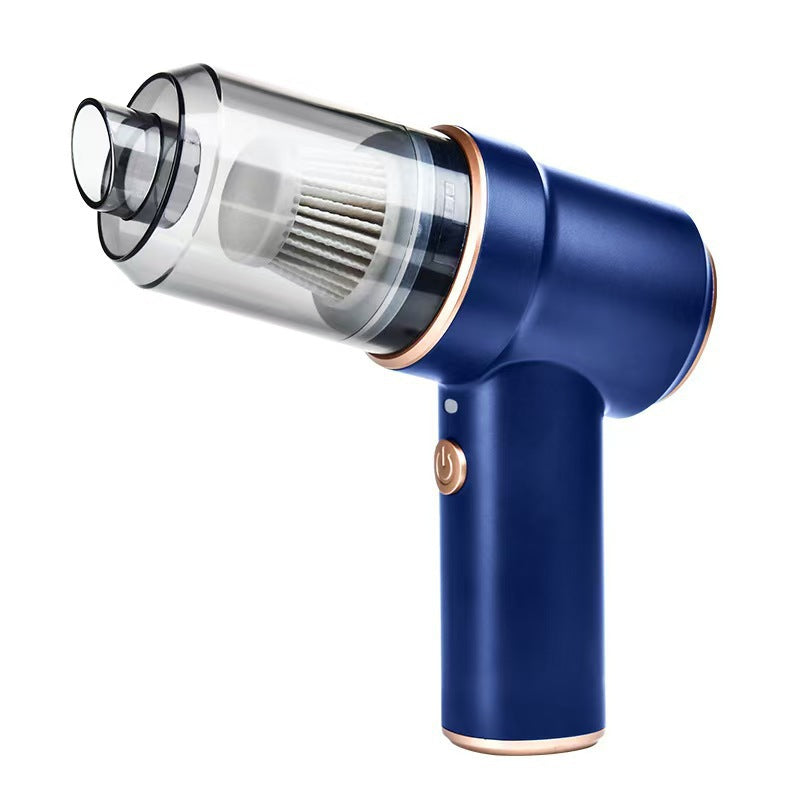 Car-Mounted Wireless Dust Blower Vacuum Cleaner, Portable Handheld Small High-Suction Car Vacuum Cleaner, All-In-One Blowing and Suction Machine for Cars