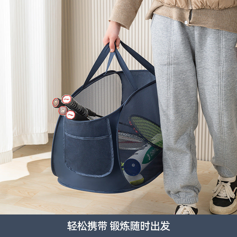 Source Manufacturer Pop-Up Storage Box Camping Picnic Swimming Badminton Racket Storage Bag Zipper Multi-Function