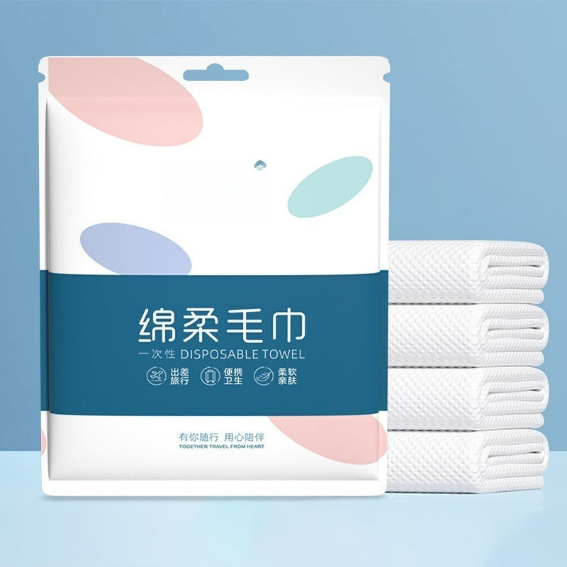 Disposable Bath Towel Hotel Face Towel Pure White Lazy Travel Hotel Bedding Convenient Hygiene Set