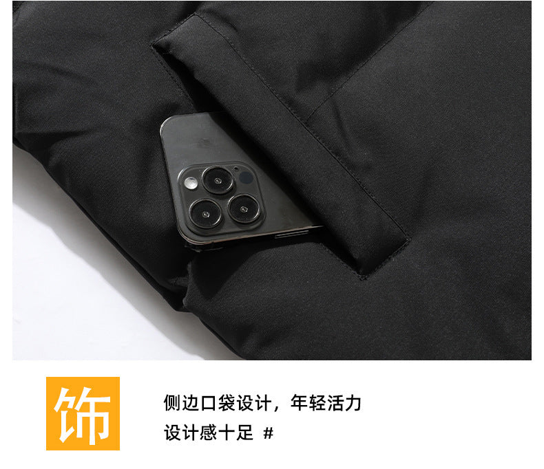 2025 New Trendy Brand Plus Size Cotton Jacket Couple Style Reversible Hooded Loose Winter Thick Warm Coat