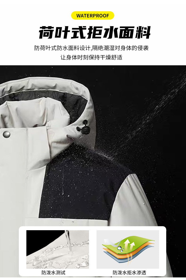 Cross-Border European Size Cotton Coat Liner Three-In-One Jacket to Prevent Cold Winter and Keep Warm for Couples Outing and Mountaineering Clothing with Customized Logo