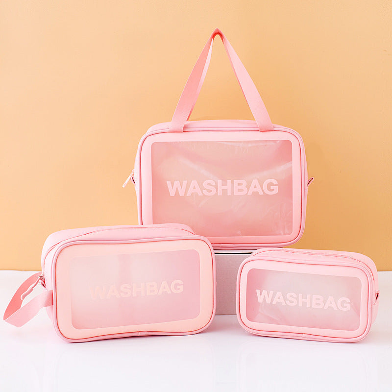 Cosmetic Bag in Ins Style, Large Capacity Women's Makeup Bag, Waterproof Toiletry Bag, Portable Travel Storage Bag, Popular Ins Style