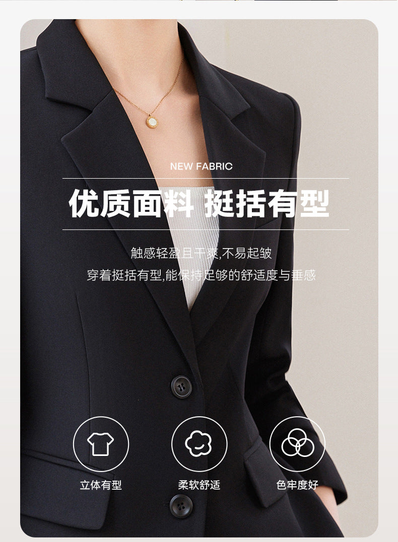 Cross-Border Off-White Blazer for Women, High-End Spring New Style Professional Suit, Fashionable and Elegant Formal Workwear