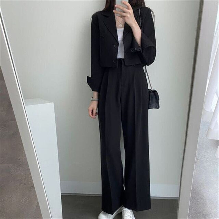 Autumn 2022 New khaki Small Suit Jacket Women's High Sense Small Temperament Commuter Suit suit