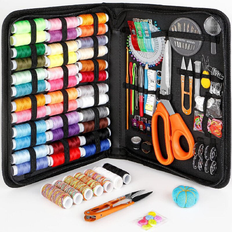 Cross-Border Portable Sewing Kit 226-Piece Set Household Sewing Tools Sewing Box Set Sewing Tools