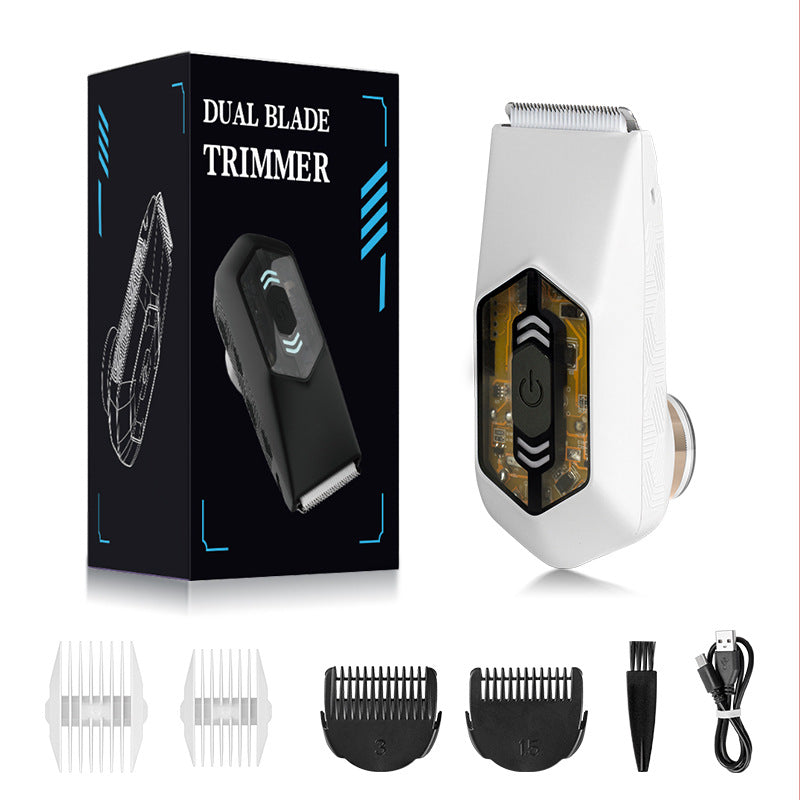 Cross-Border Shaver Two-In-One Electric Body Hair Trimmer Full Body Washable Men's Shaver Private Parts Shaver