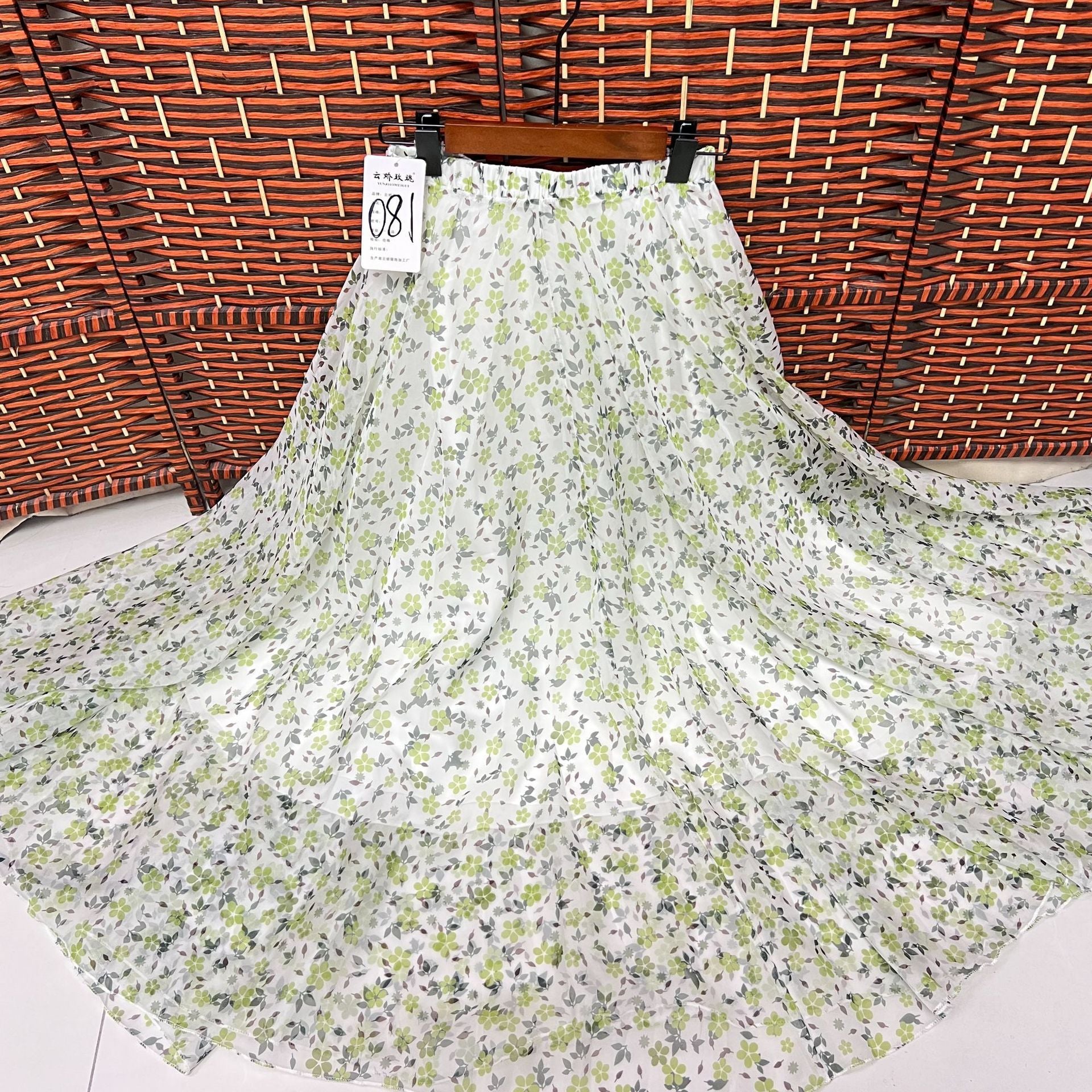 European and American Printed Skirt for Women Amazon 2025 Summer New Casual Seaside Vacation Long Skirt Skirt