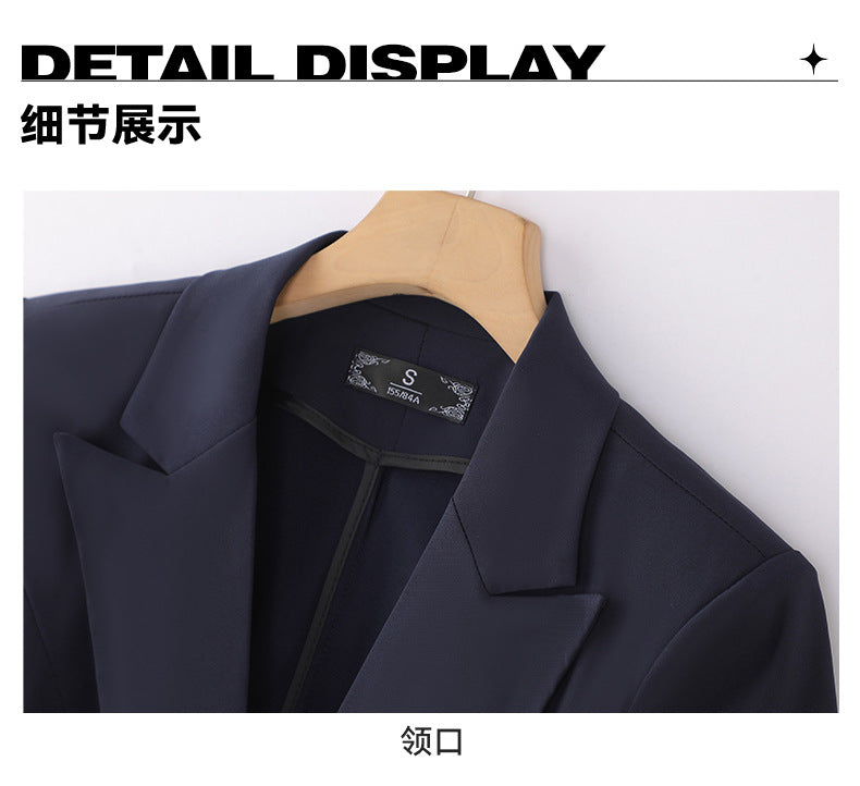 Seven-point Sleeve Suit suit Women's Spring and Summer New College Student Work Clothes Interview Dress Slim-fit Jacket Professional Suit