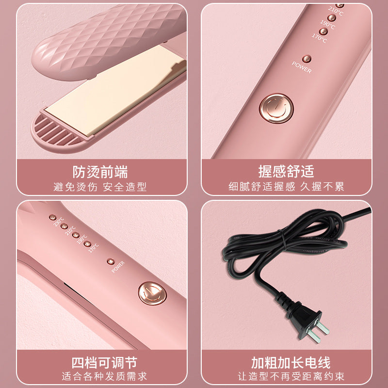 Foreign trade household hair straightener hair straightener two-purpose temperature adjustment automatic power off does not hurt hair salon gift special gift
