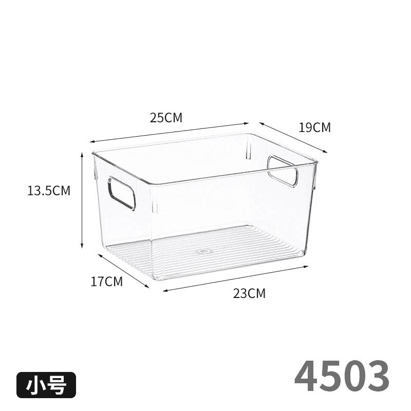Storage box with lid storage box transparent acrylic kitchen cosmetics sundries station snacks toys clothes books