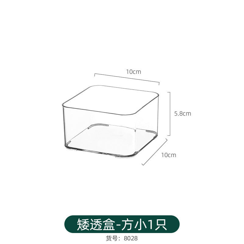 Acrylic Pen Holder Storage Box College Student Desktop Decoration Office High-Looking Large-Capacity Transparent Storage Box