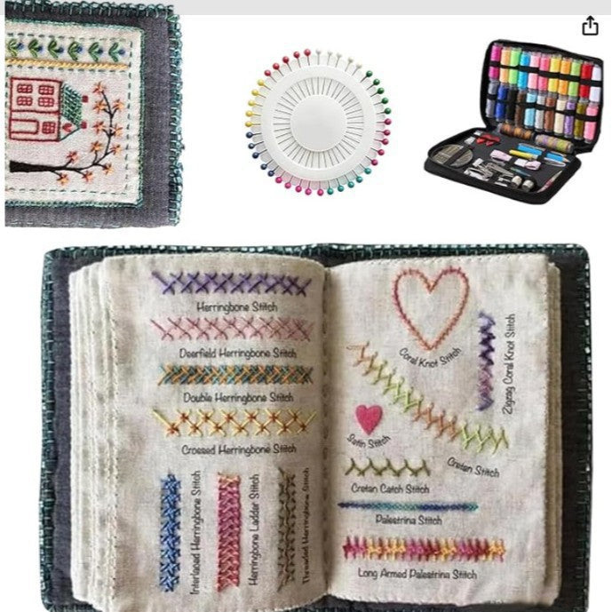 Cross-Border Hot-Selling Household Portable Sewing Kit, Daily Sewing Tools Multi-Piece Set, Handmade Sewing Kit