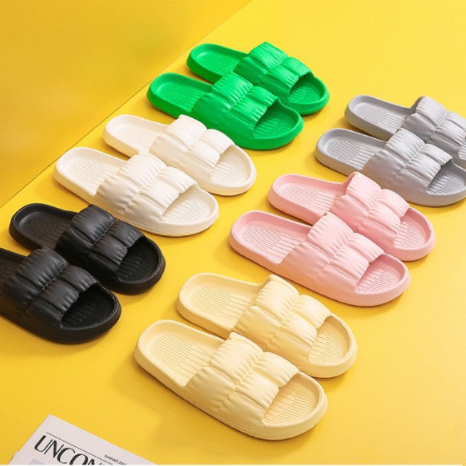 1035 a generation of hair household female summer home indoor couple bathroom bath soft bottom non-slip sandals and slippers manufacturers