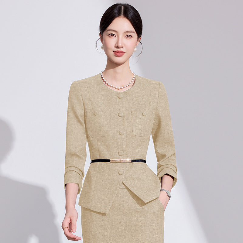 2025 Autumn and Winter Casual Fashion Suit Pants Business Wear Women's Cross-Border Export Pants Suit 6909