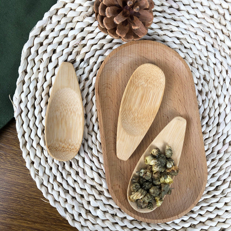 Carefully Selected Bamboo Spoons, Japanese-Style Small Bamboo Spoons, Tea Spoons, Tea Spatulas, Short-Handled Tea Spoons, Tea Ceremony Dessert Spoons, Ice Cream Spoons