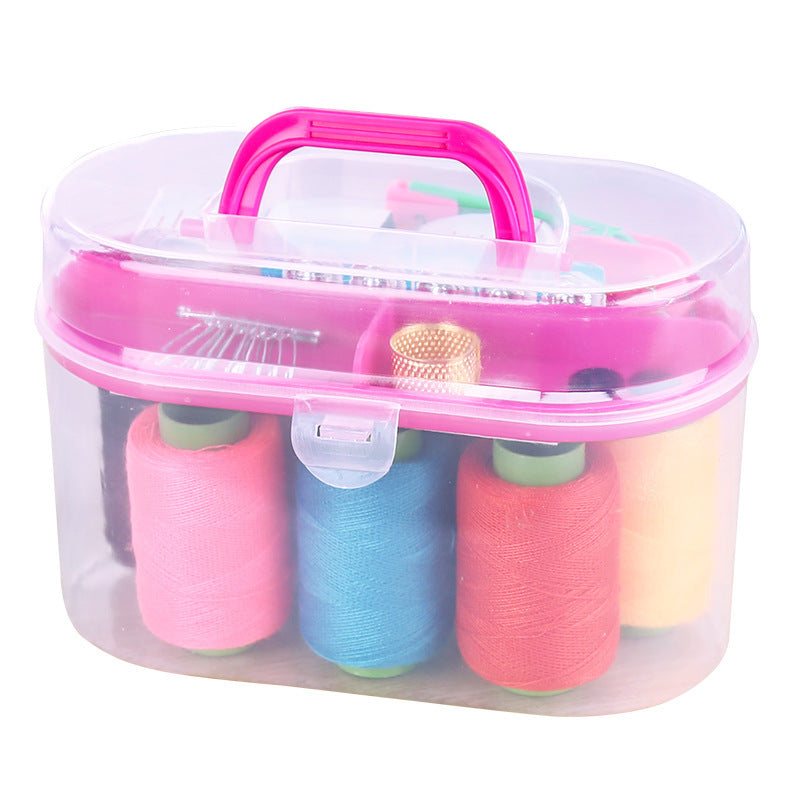 Household Sewing Box suit Treasure Box Sewing and Thread Hand Sewing and Mended suit Portable Large Sewing and Sewing Kit