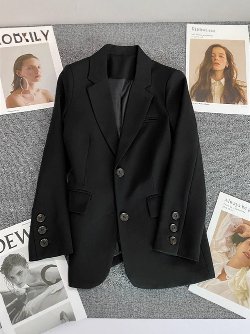 Avocado Green Blazer for Women 2026 Spring and Autumn New Casual Stylish Street-Style Blazer Korean Version Suit Jacket