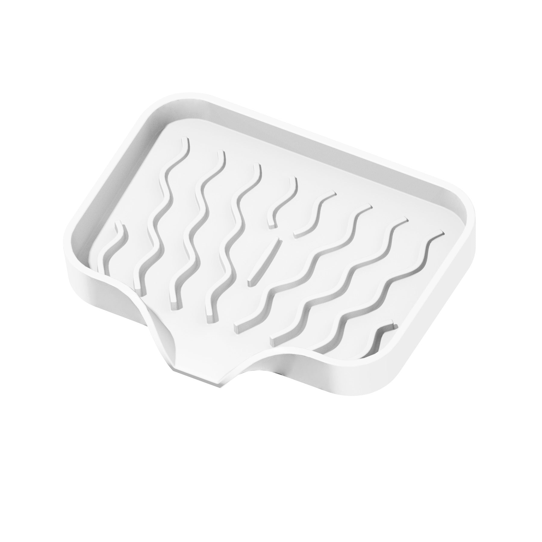 In-Stock New Draining Mat Storage Rack, No-Drill Soap Holder, Silicone Soap Box, Japanese-Style Bathroom Soap Rack