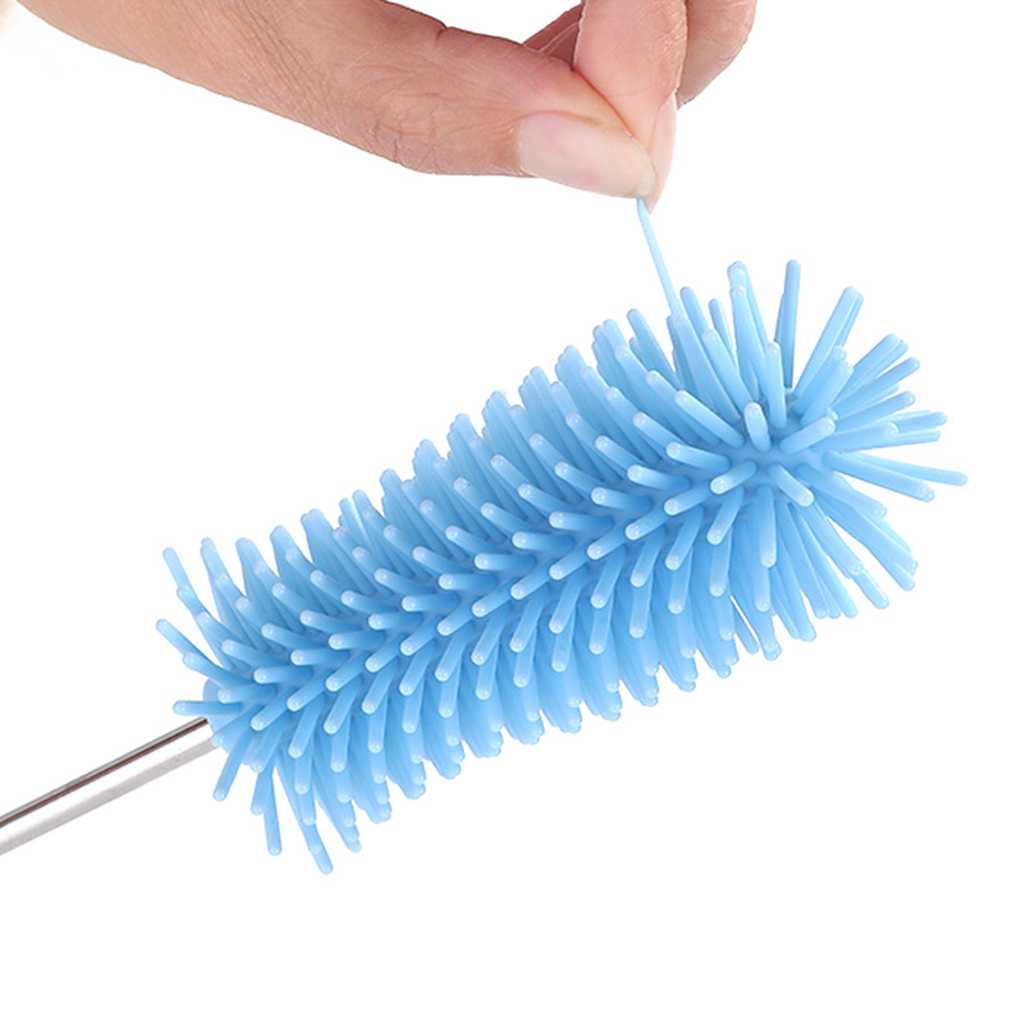 Semi-Automatic Rotating Cleaning Brush Baby Bottle Water Cup Tea Cup Cleaning Cup Brush Household Push-Type Cleaning Mixer