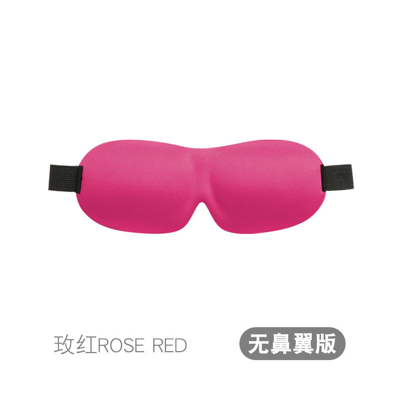 3D Eye Mask Sponge Fabric Light-Blocking Eye Protection Travel Aviation Sleep Unisex Customizable Logo Full Blackout