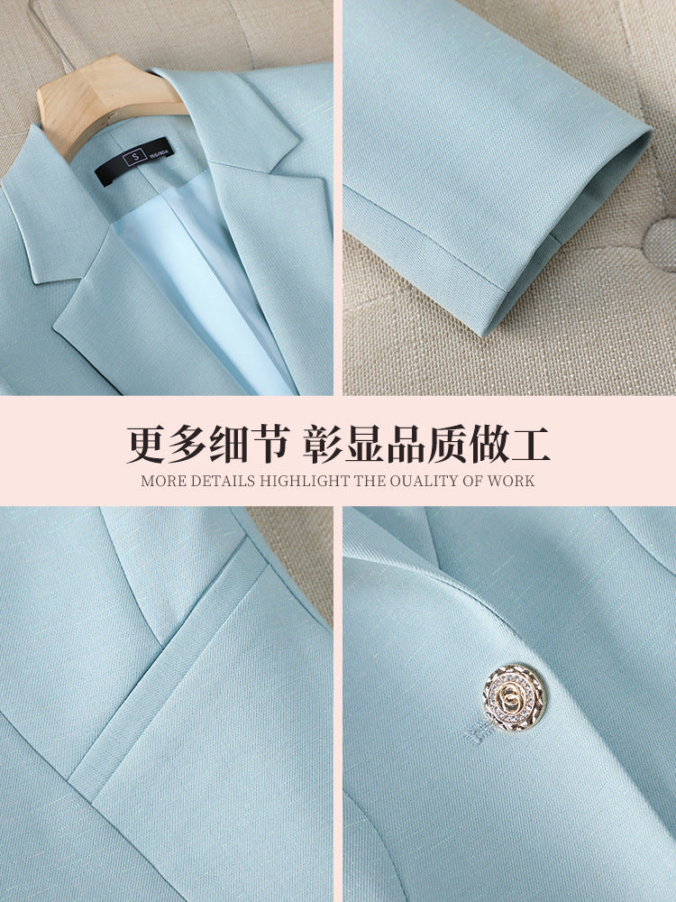 2025 Autumn/Winter Amazon Casual Fashion Women's Slim Short Chanel-Style Blazer for Cross-Border Trade 8535