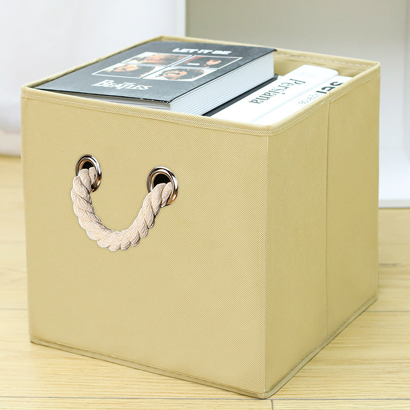 Amazon Lidless Storage Box Fabric Storage Box Foldable Large Drawer Storage Box Toy Storage Box