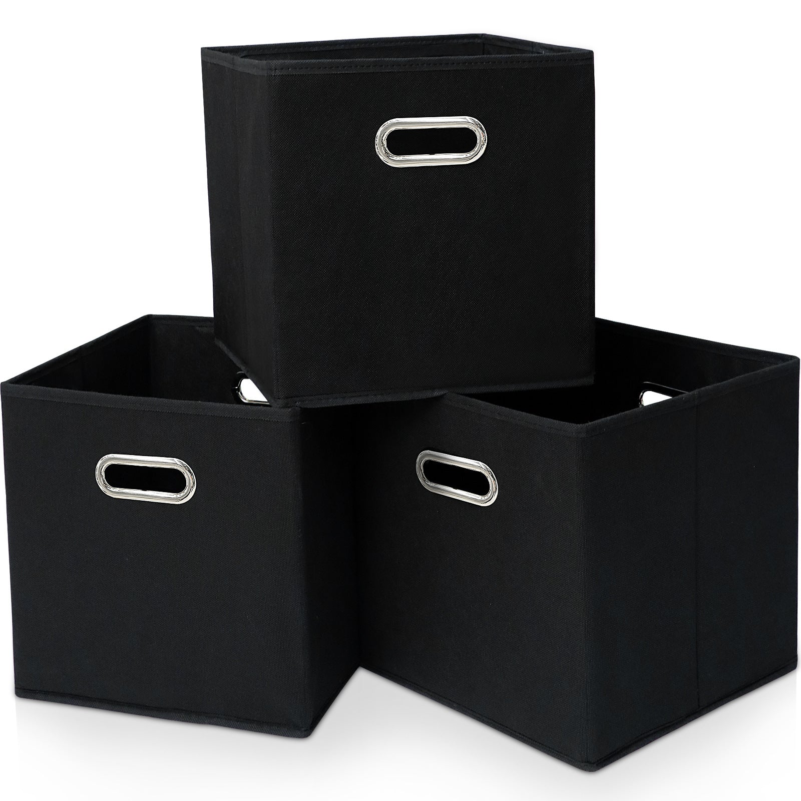 Amazon Lidless Storage Box Fabric Storage Box Foldable Large Drawer Storage Box Toy Storage Box
