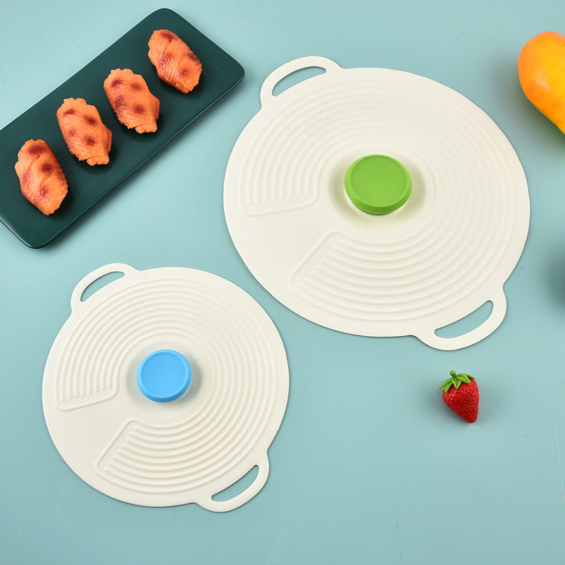 Casual Style Silicone Fresh-Keeping Lid, Sealed Bowl Lid, Meal Lid, Basin Lid, Plate Lid, Microwave Oven Splash-Proof Lid