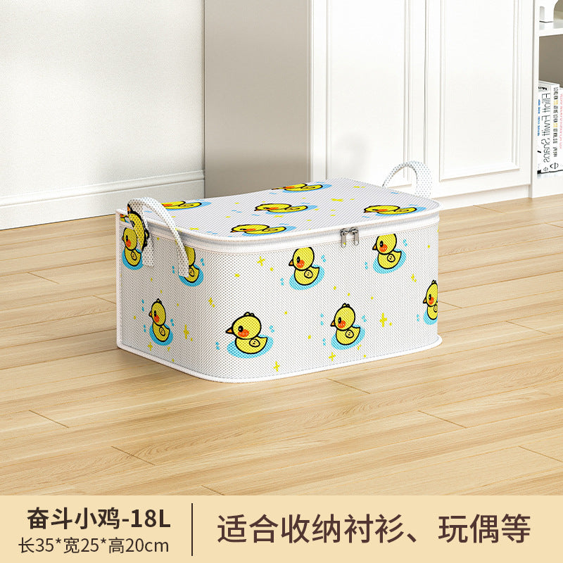 Large-Capacity Moving Packing Bag for Clothes, Cotton Quilt, Luggage Storage Bag, Snakeskin Woven Clothing Storage Bag