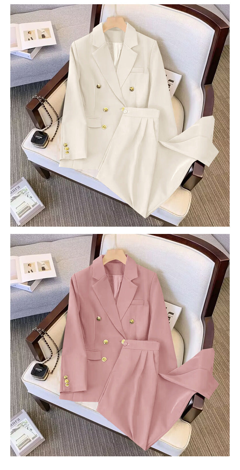 2026 New Style Elegant Commuter Blazer for Women, Spring and Autumn, Unique Design, Trendy Cross-Border Suit