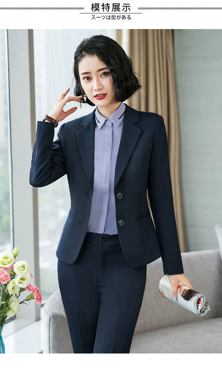 Workplace Women's Elegant Office Workers Korean Style Suit Skirt Two-piece Fashionable Casual British Style Small Suit suit