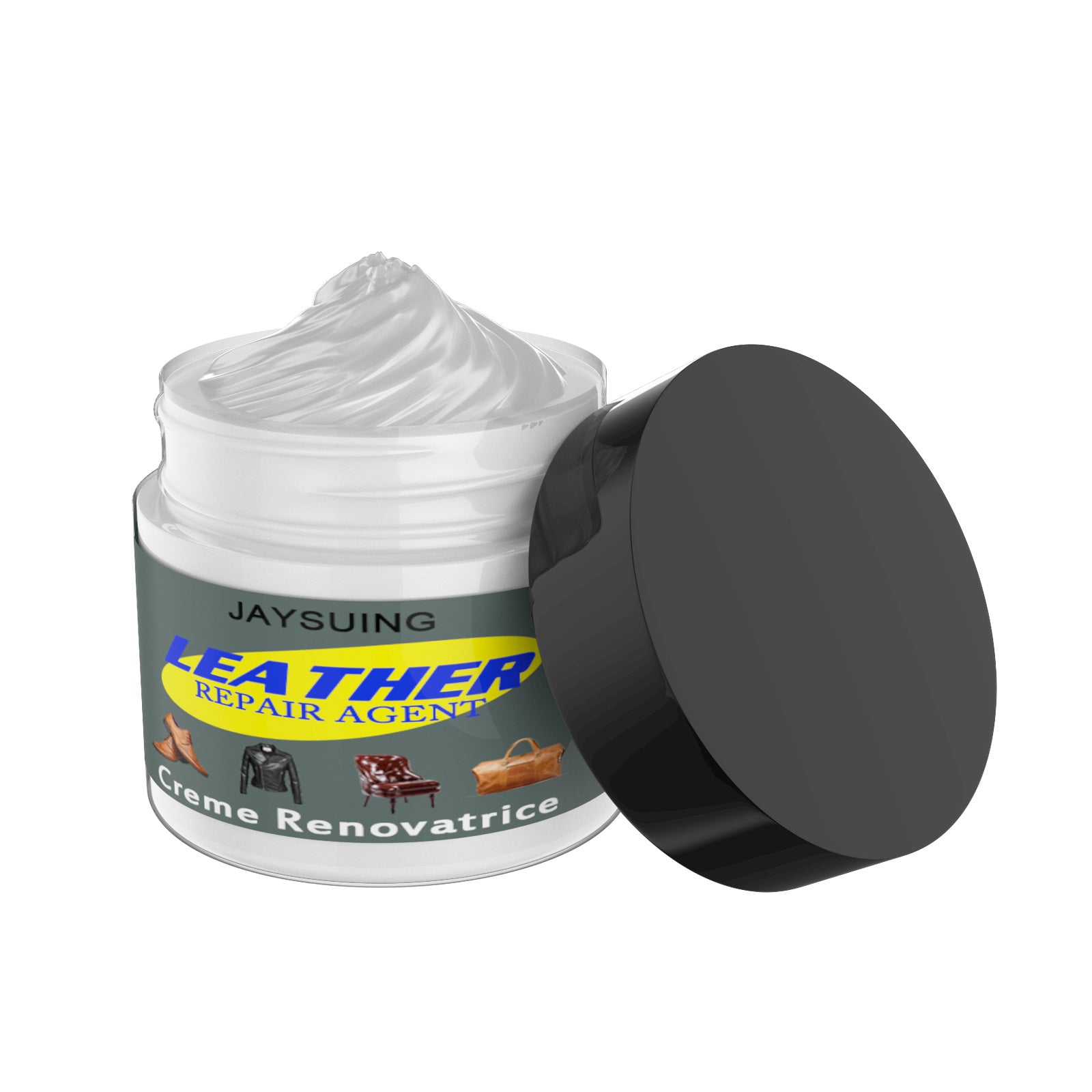Rayhong Leather Cream for Leather Clothing Scratches and Tears, Leather Care Cream for Car Leather Seats and Sofas
