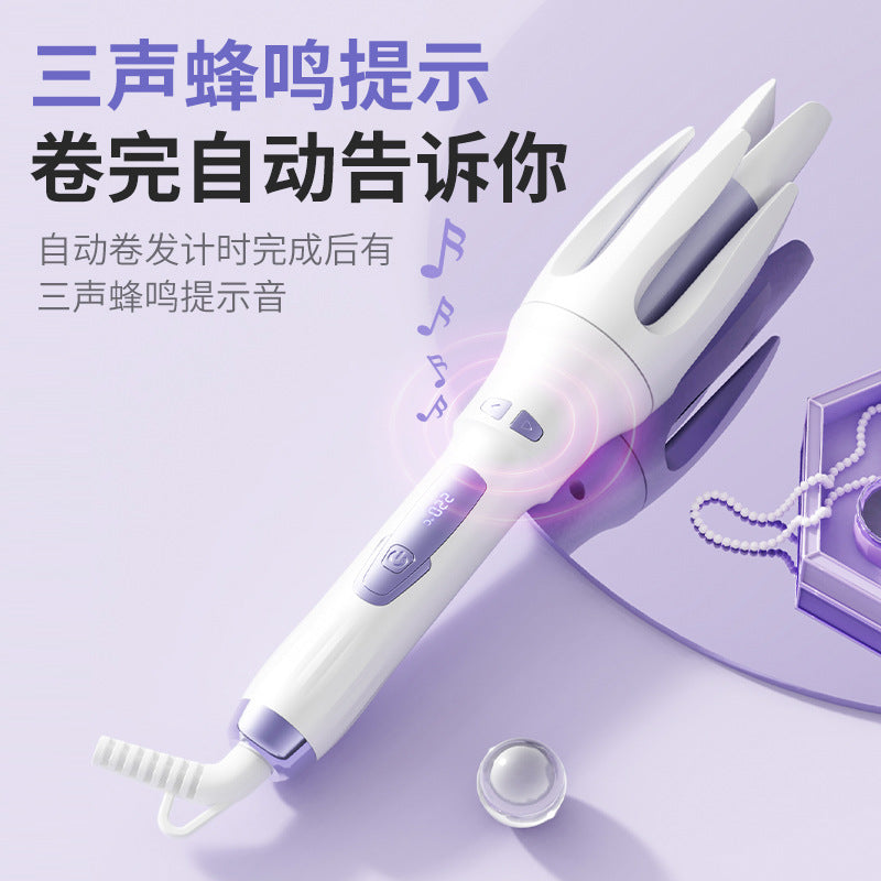 Full-automatic double card slot curling irons artifact lazy people do not hurt their hair electric rotating big wave dormitory lasting shaping